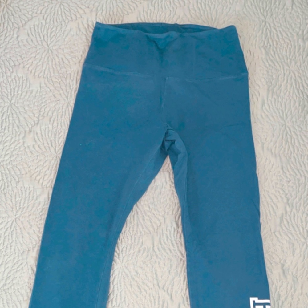 Blue cotton leggings pink by Victorias Secret